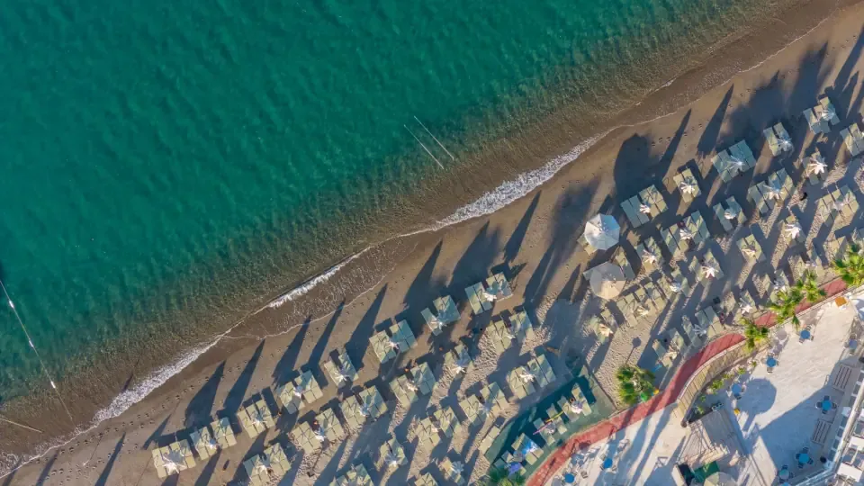 Seaside at a deluxe beach resort in Bodrum
