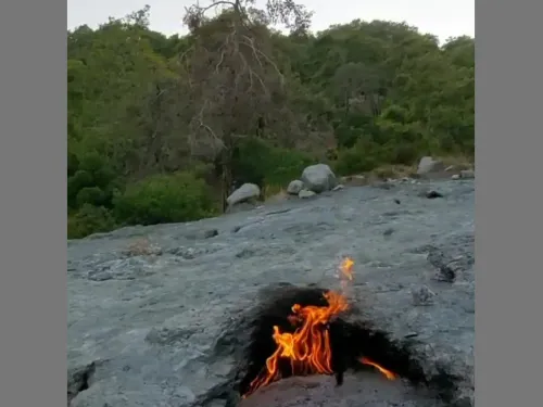 The eternal flames of Mount Chimera