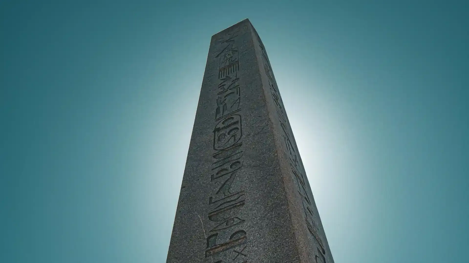 The ancient obelisk from the Hippodrome area in Istanbul's old town